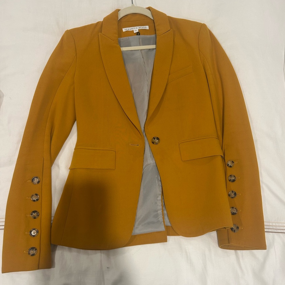 Veronica Beard Women's Mustard Blazer